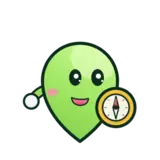 Pinny with a compass